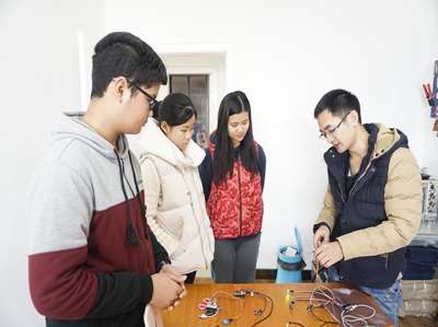 Wang Qi, a master's student at the University of Science and Technology of China